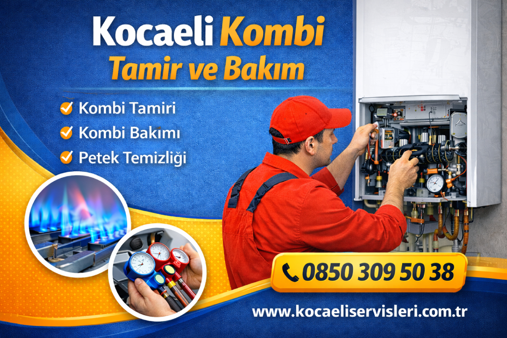 Protherm kombi tamir ve bakım servisi Kocaeli’de teknisyen tarafından kombi onarımı yapılıyor