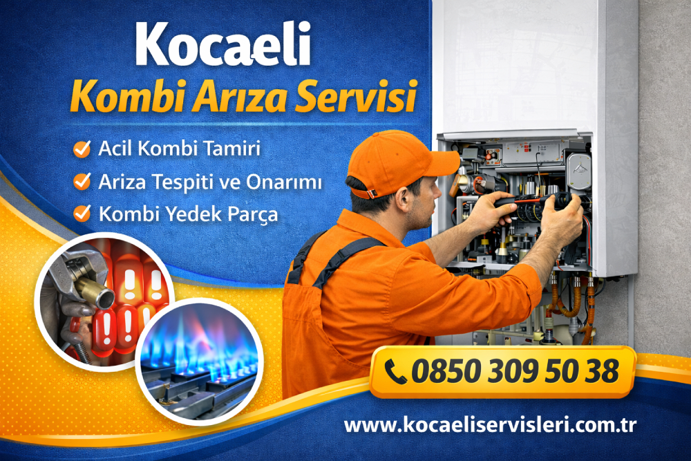 Protherm servisi Kocaeli kombi arıza tespiti ve onarım işlemi yapan teknisyen
